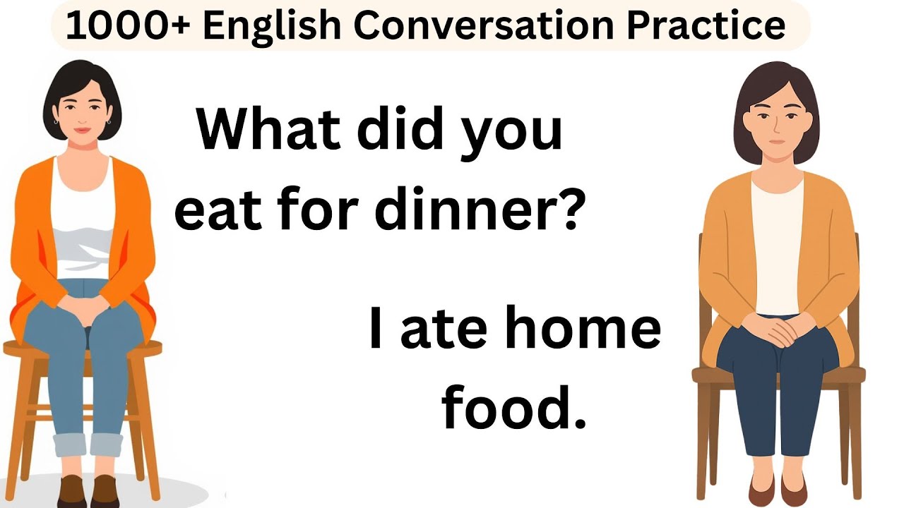 1000+ English Conversation Practice | Shadowing English Speaking Practice for Fluency