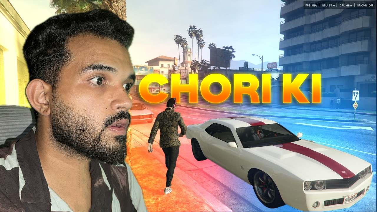 GTA Online Gameplay 🔥 Gaadi Chura Ke Bhaga 😱 Bichara Piche Pad Gaya!