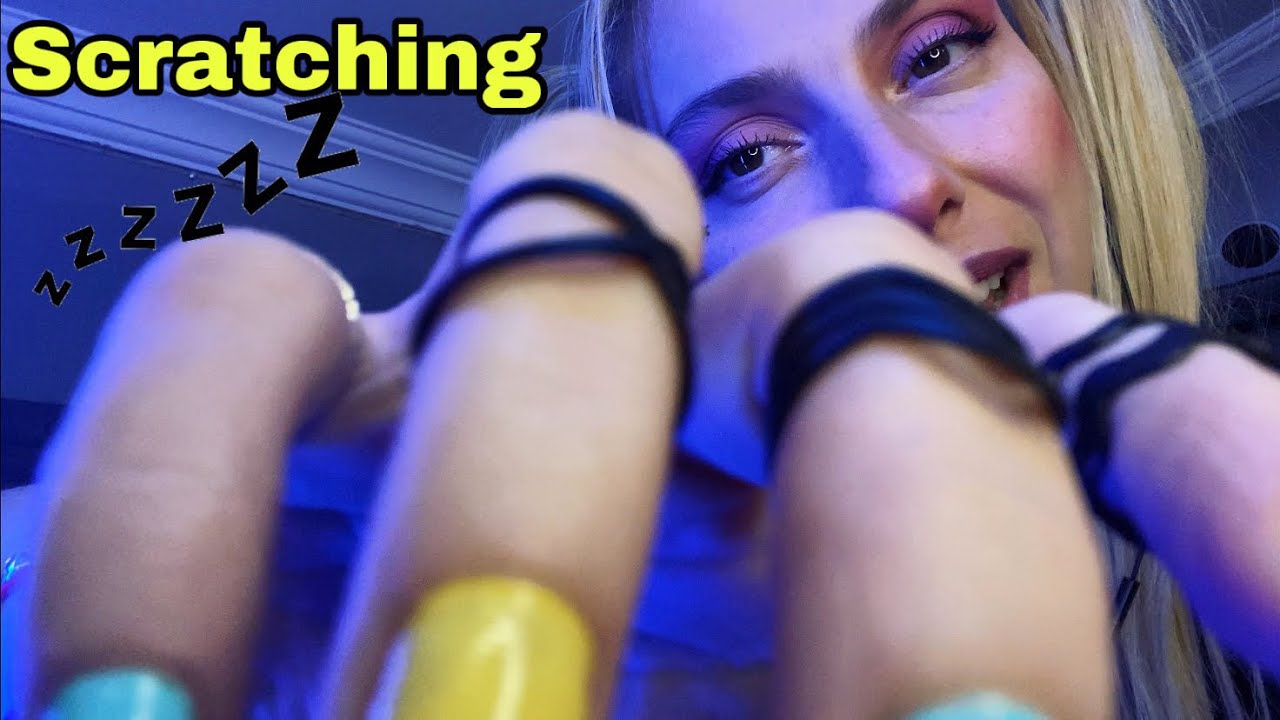 Scratching Asmr ( Yüzüne dokunuyorum , tırmalıyorum) Çoook rahatlatıcı video 😌