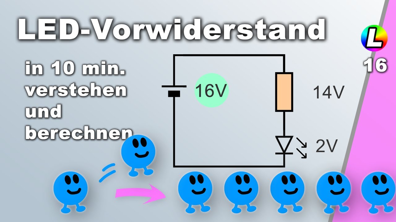 Vorwiderstand für LEDs ganz einfach verstehen und berechnen
