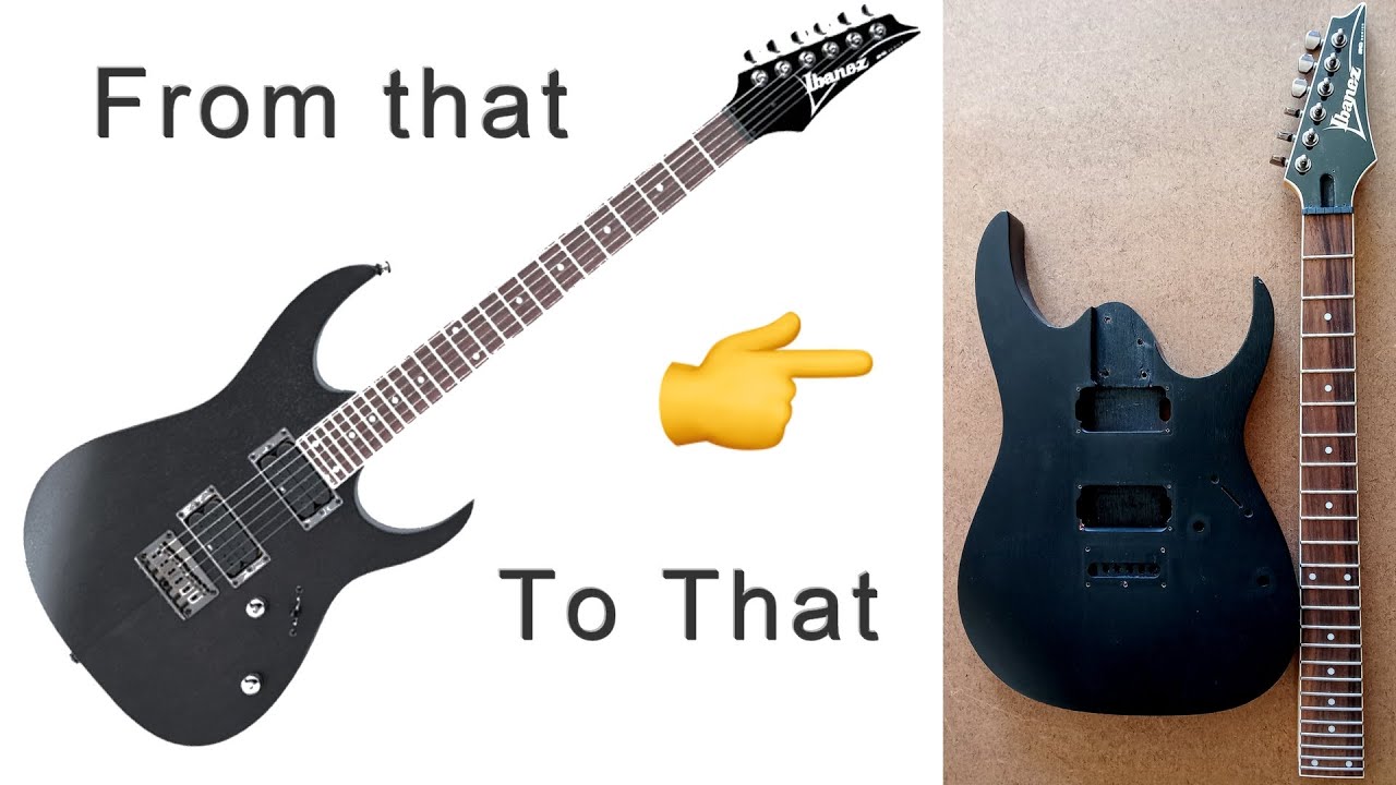 Customizing An Ibanez MG321MH Complete Disassembly