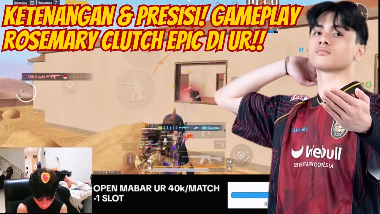 Clutch Gila Rosemary di UR‼️Aim Lengket & Timing Sempurna 🥶😱 