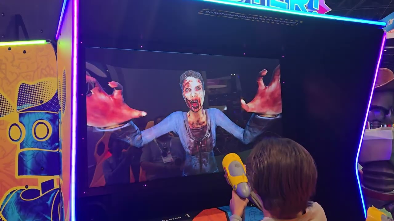 Super Blaster, 2-player by Trio Tech [IAAPA 2025]
