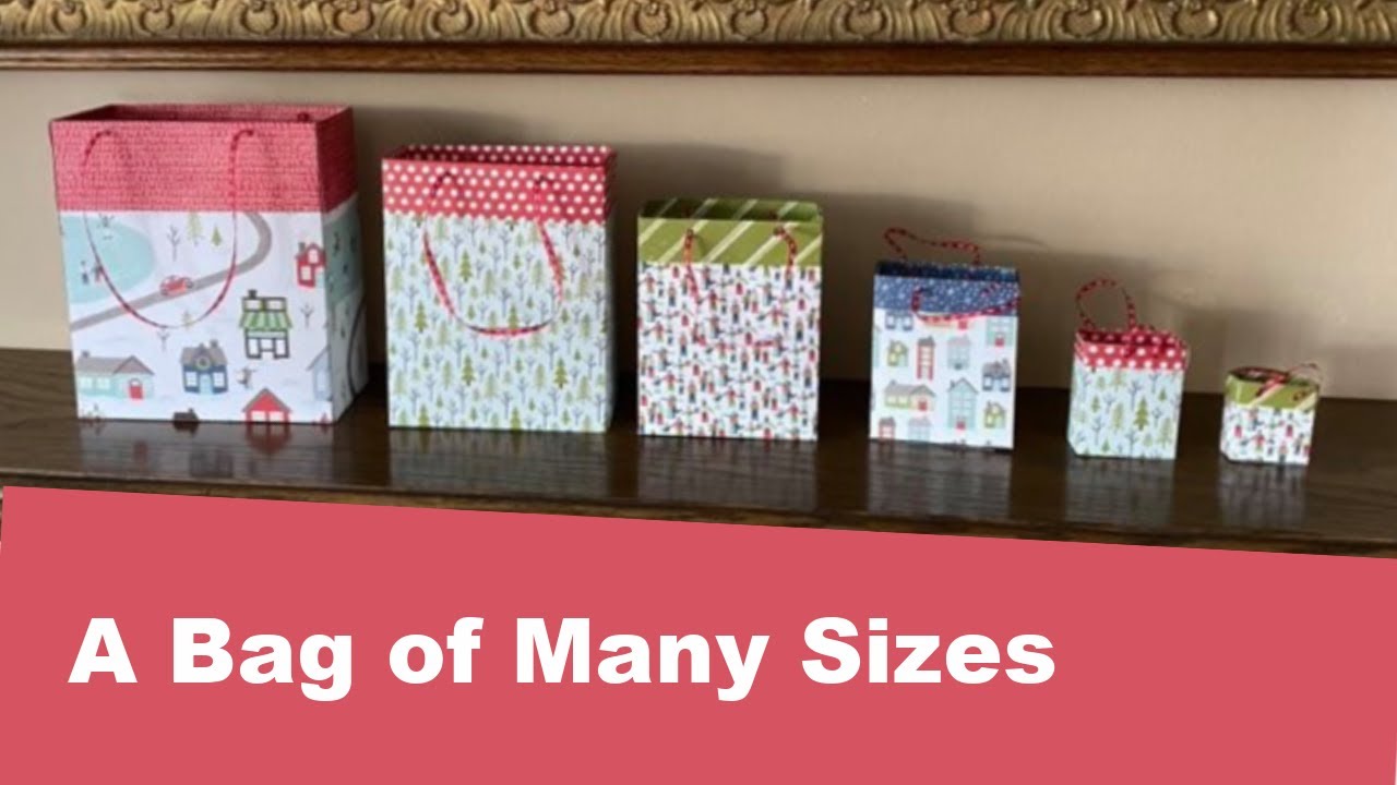 DIY Gift Bags from Designer Series Paper - 7 Sizes to Choose From!