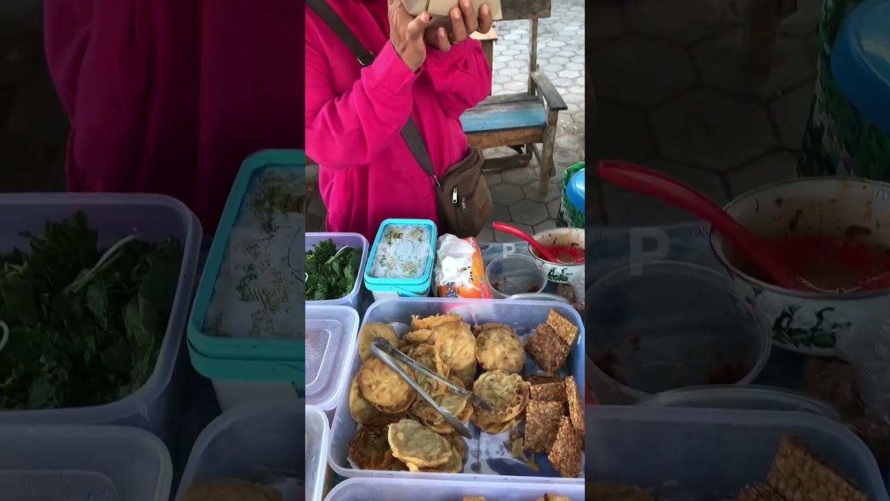 Nasi Pecel Pasar Bangle Blitar 5ribuan, lokasi selatan perempatan pasar #kulinerblitar