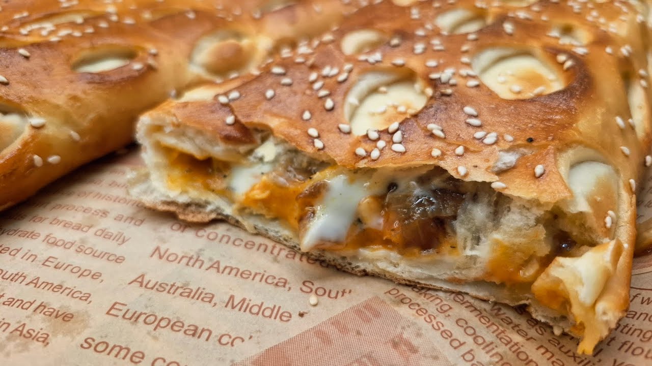 باغيت محشي(فارسي)🥖Baguettes Farcis  معسل و مشخشخ بالبنون 