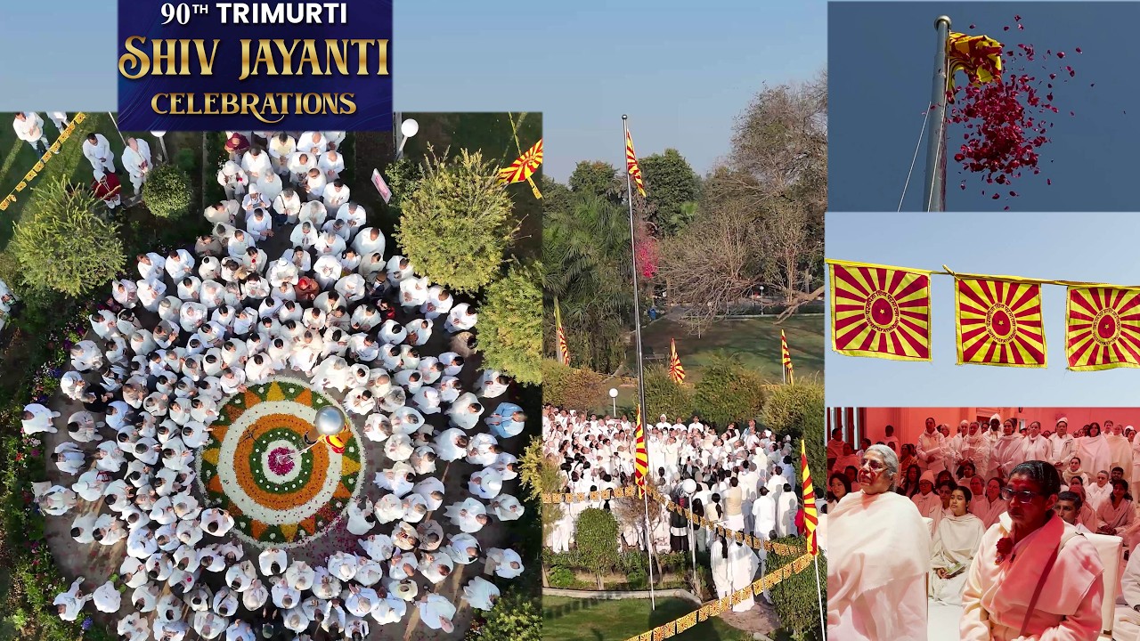 90th Trimurthi Shivjayanti Jhandarohan @ Om Shanti Retreat Centre, Delhi-NCR 15-02-2026