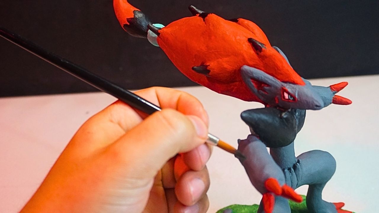 Zoroak Sculpture  Pokémon Gen 5 – 30th Anniversary Project Part 5