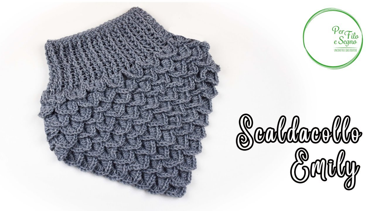 Tutorial - Scaldacollo Emily (punto coccodrillo)
