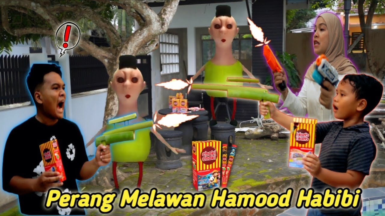 PERANG SENGIT PAKAI SENJATA PELEPAH PISANG MELAWAN HAMOOD HABIBI