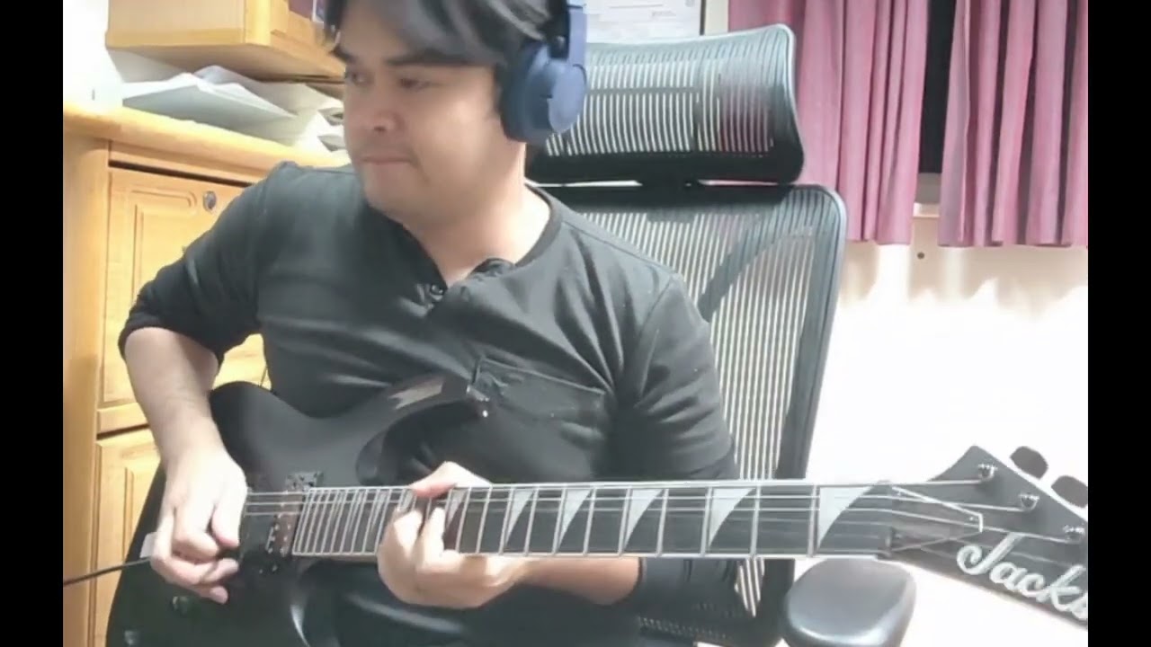Sweetchild O' mine solo cover by Jackson Dinky JS22, Reaper, and Amplitube 5