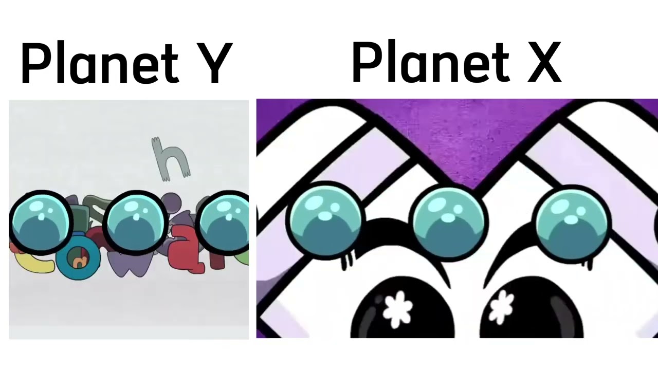 Planet Y vs Planet Z Alphabet Lore  MISTAKE