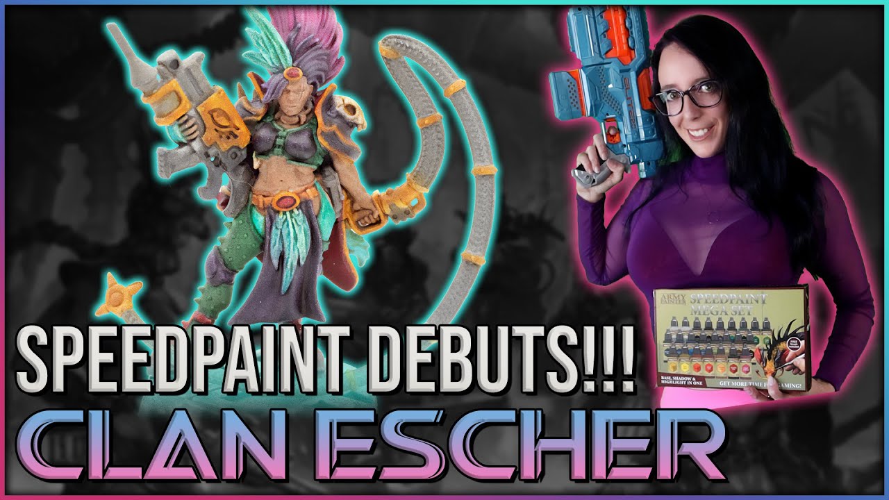 РАННИЙ обзор The Army Painter Speedpaint | Как покрасить миниатюру Necromunda Clan Escher | Warha...