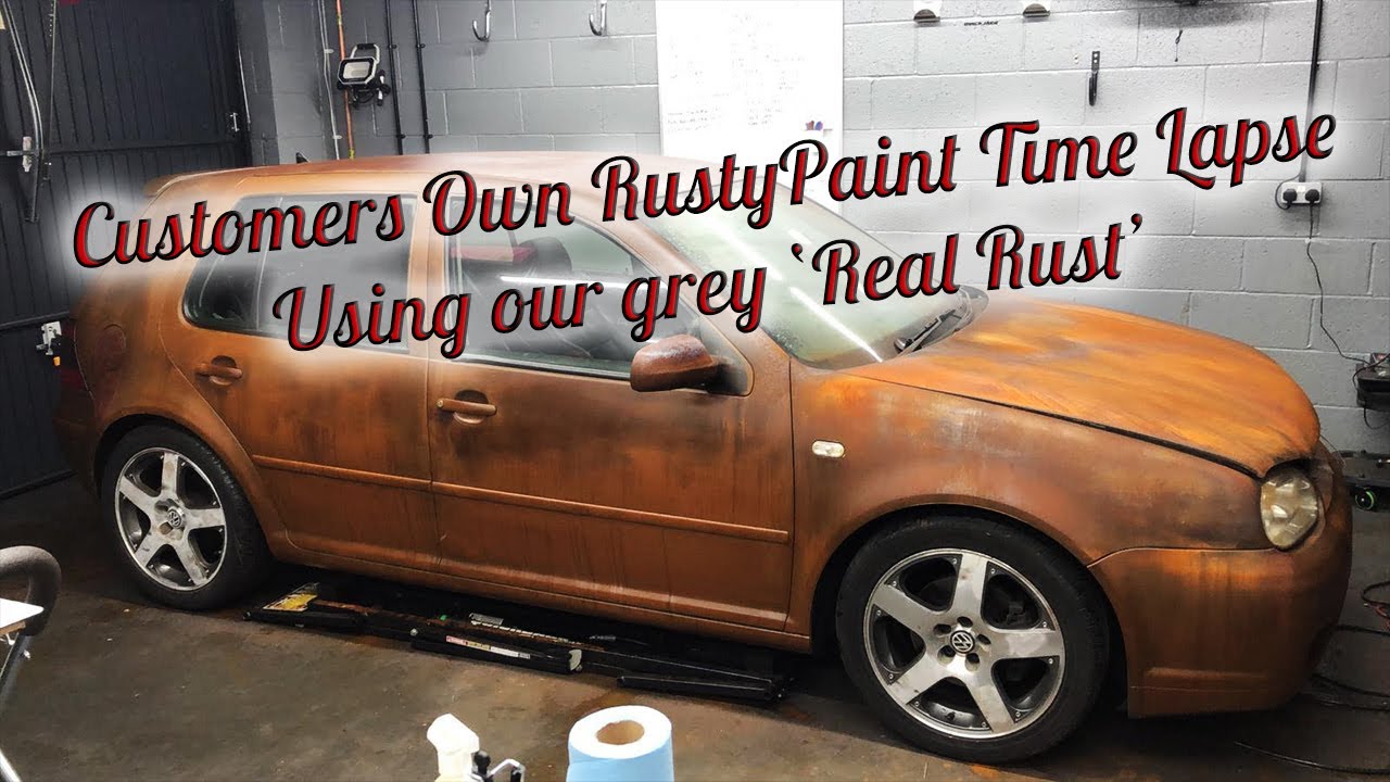 Customers Own Rusty Patina Paint How to time lapse video