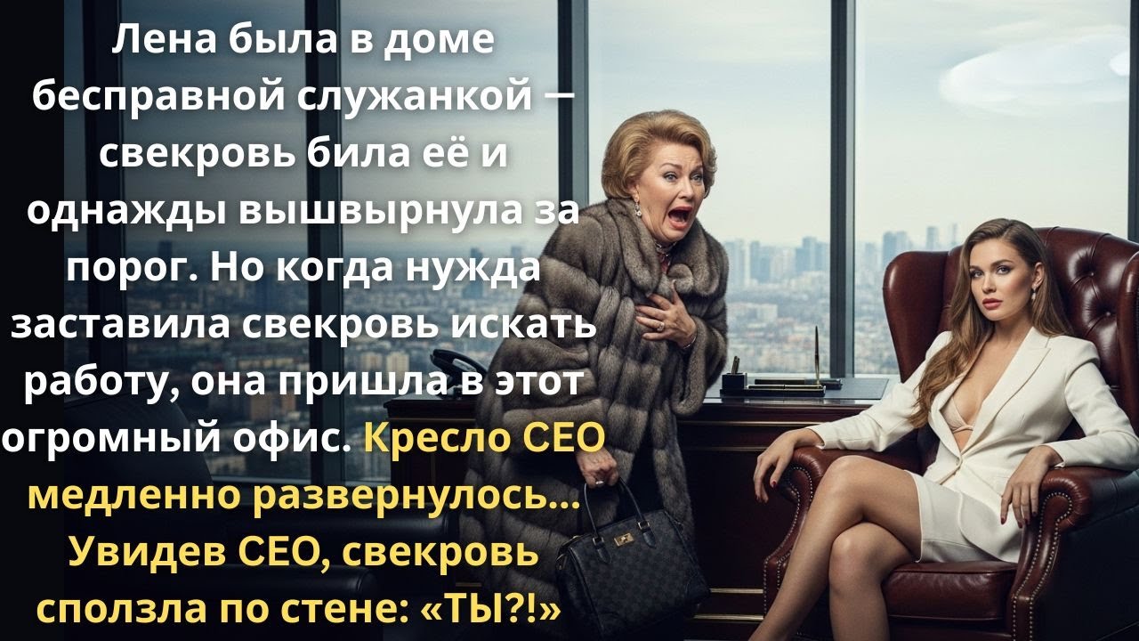 «Ты нам не ровня!» смеялась она. Узнав, чья я дочь..., свекровь упала в обморок.