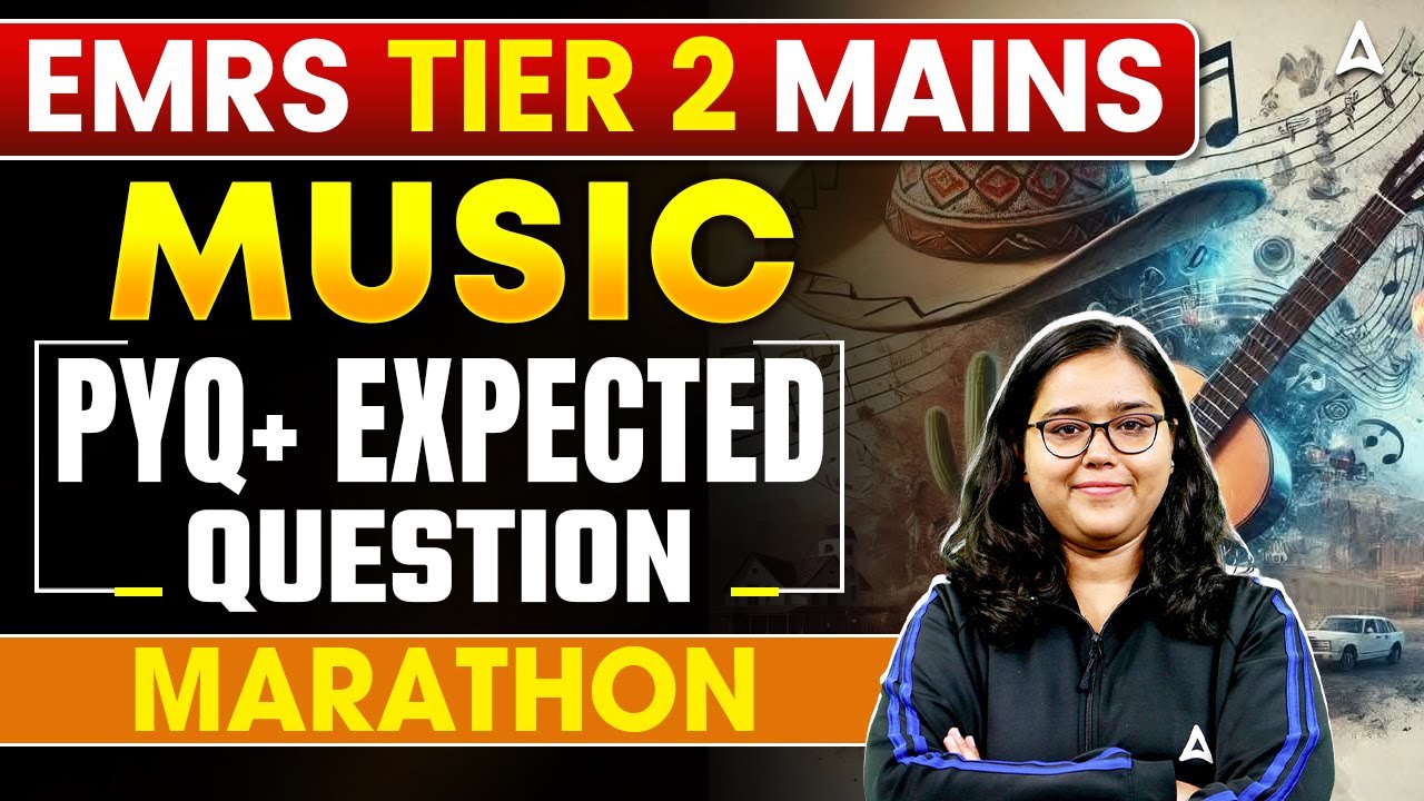 EMRS Tier 2 Music | EMRS Tier2 Music Previous Year Question | EMRS Mains Music Marathon By Deepa Mam