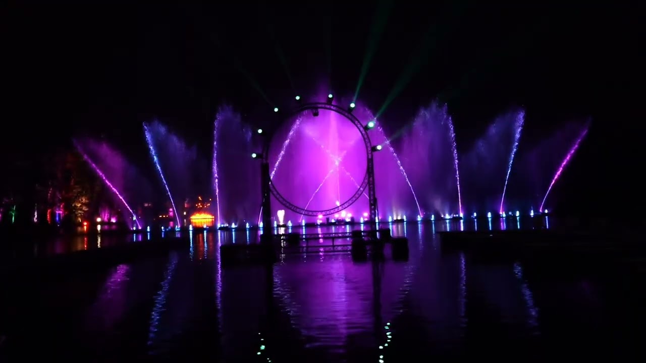 Wasser Lichtshow bei Illumina 2025