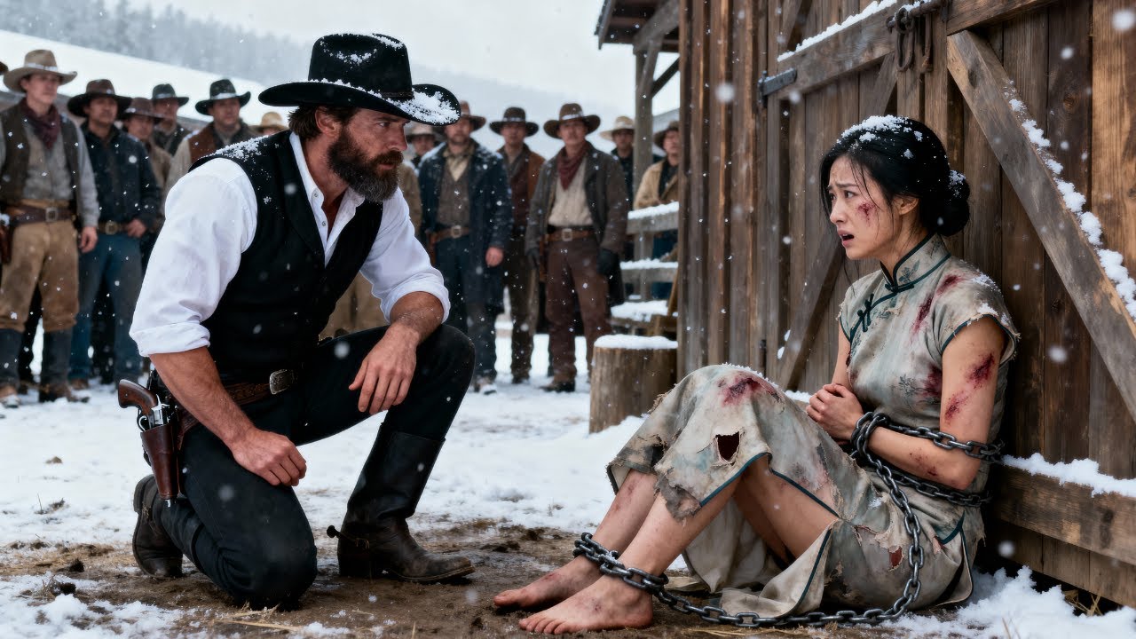 Gunslinger Bought Chinese Bride No One Wanted On Christmas Eve — Then Froze When He Saw Her Face