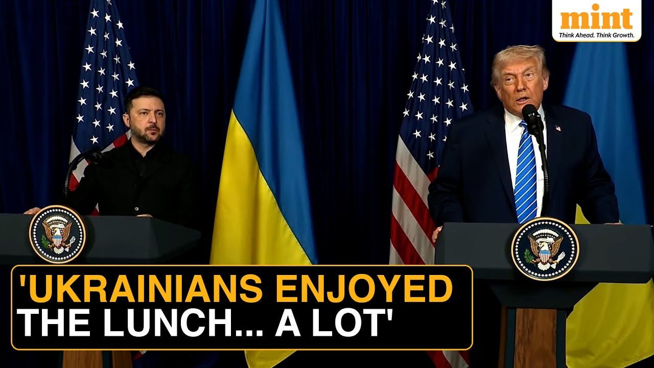 Trump Praises Putin In Front Of Zelensky, Repeatedly Tells Him 'Your People Enjoyed Our Food'