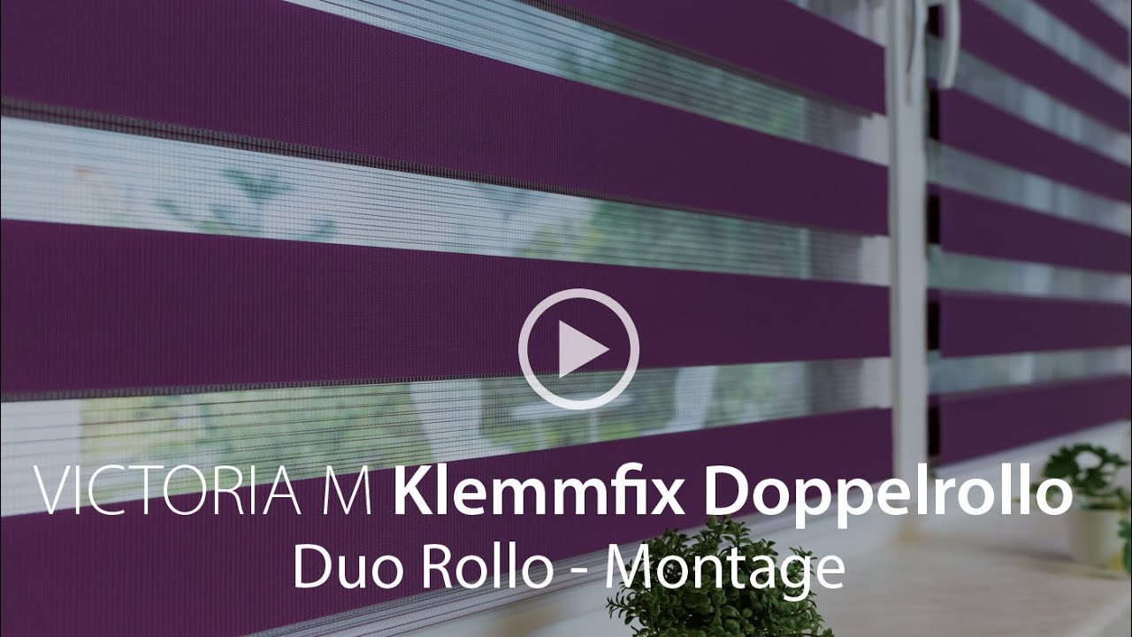 Klemmfix Doppelrollo &ndash; Duo-Rollo: Montage | VICTORIA M