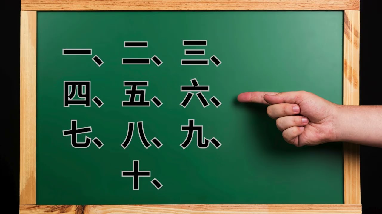 Mandarin Counting 1 to 50