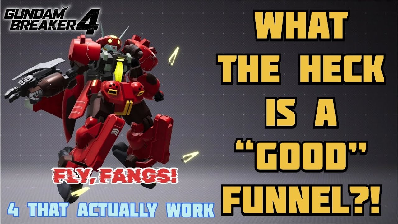 Let’s Yap! Five Funnels Favored by Frequent Fans (They’re Mostly Utility Picks) || Gundam Breaker 4