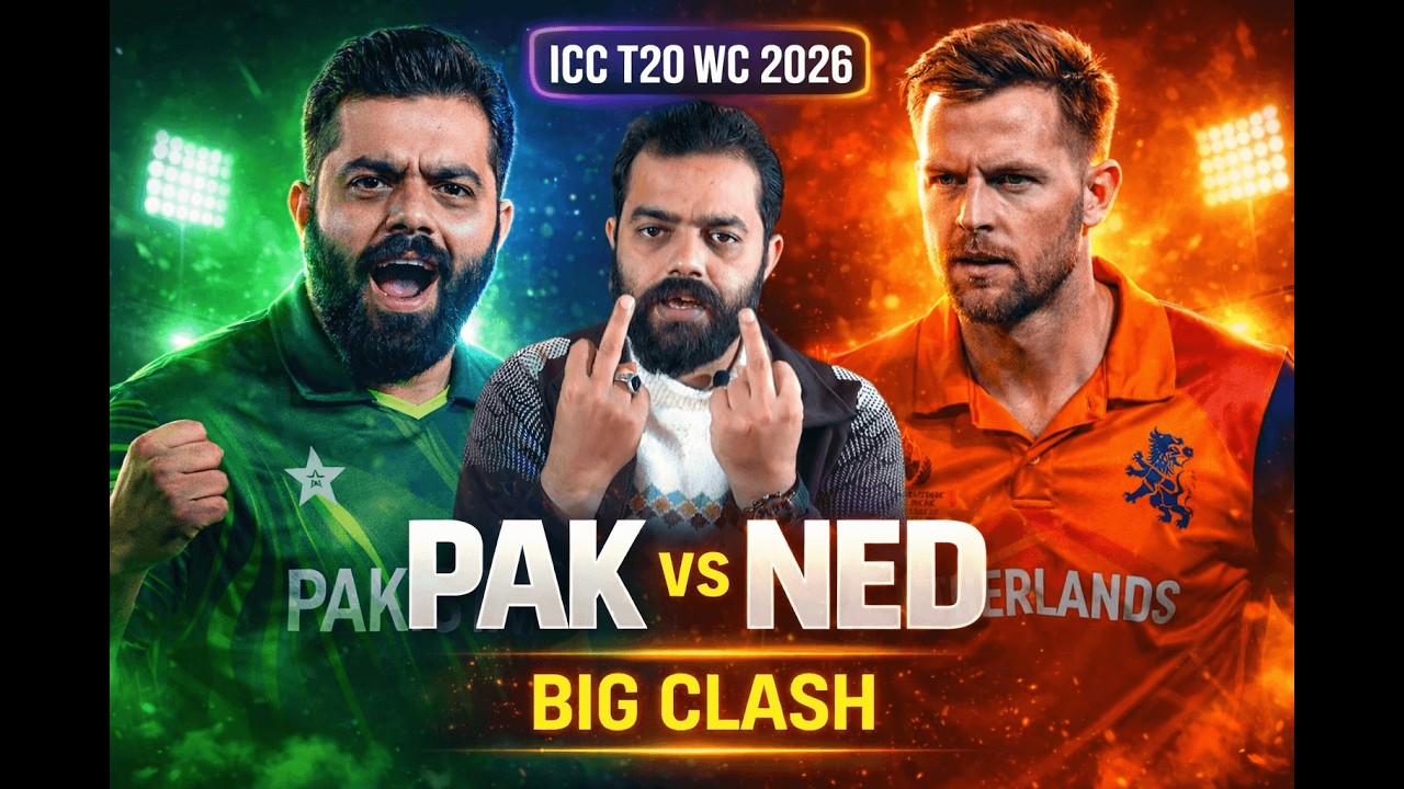 Pakistan vs Netherlands – ICC T20 World Cup 2026 🏏🔥