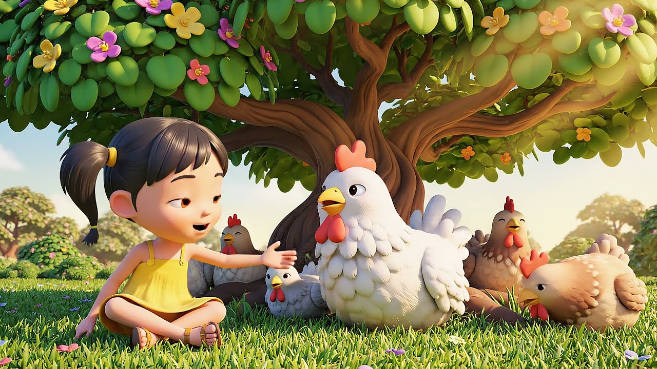 Five Little Chickens Cluck Cluck Cluck AV1 | Nursery Rhymes for Kids & Baby Songs