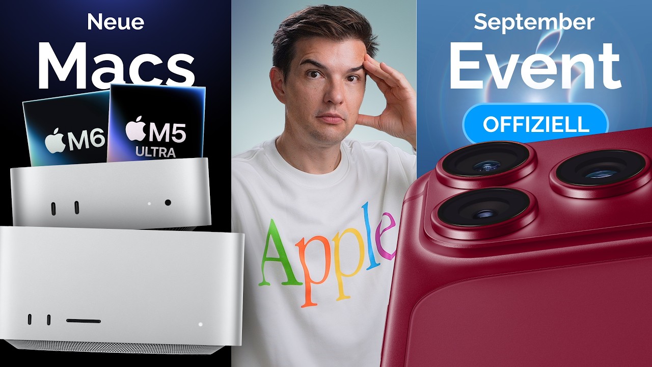 Apple macht es offiziell! iPhone-Event, Mac Studio, mac mini, M5 Ultra & mehr!