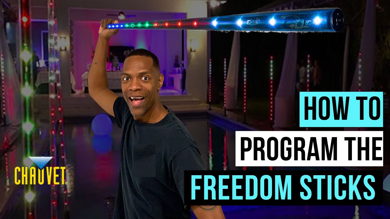 1 Freedom Stick to control 30 - How To #chauvet