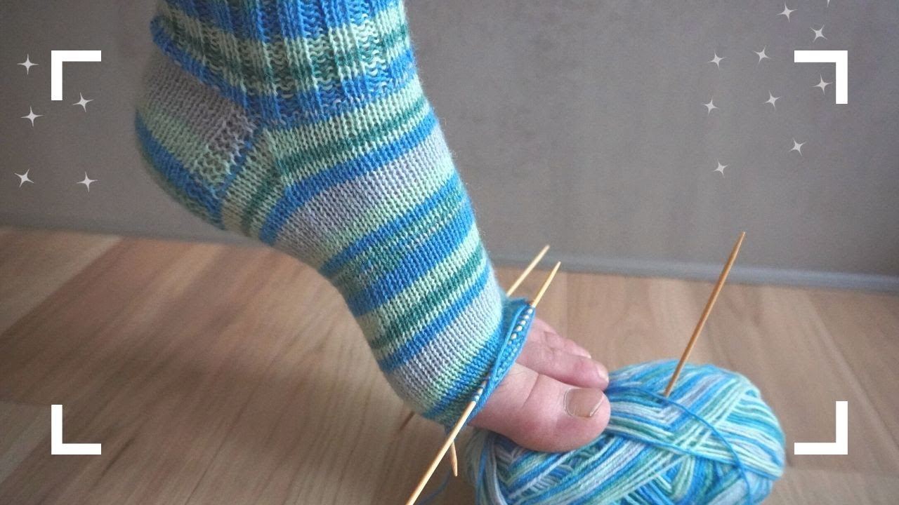 Noch einfacher! Socken Spitzen stricken wie Oma | Bandspitze 2.0