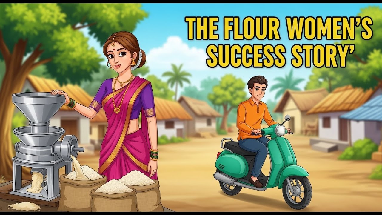Flours women's success | hunger of poor | Story in english | english stories | Success story | Story