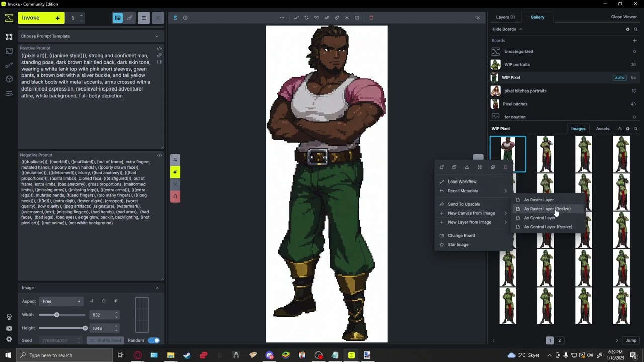 Guide on how to generate pixel sprites for DFU with AI