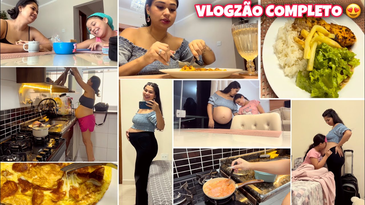 VLOG ALIMENTAÇÃO - PREPARO DE REFEIÇÕES - GESTAÇÃO - ROTINA