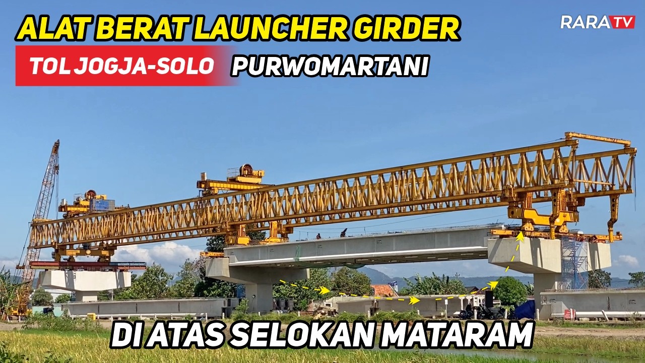 GUNAKAN ALAT CANGGIH‼️Jalur Melayang Dari Purwomartani ke Ringroad Utara Yogyakarta