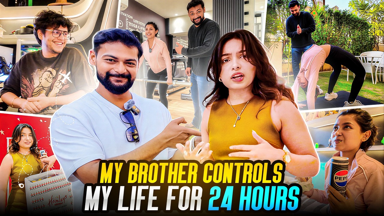 My Brother Controls my Day for 24 Hours😱