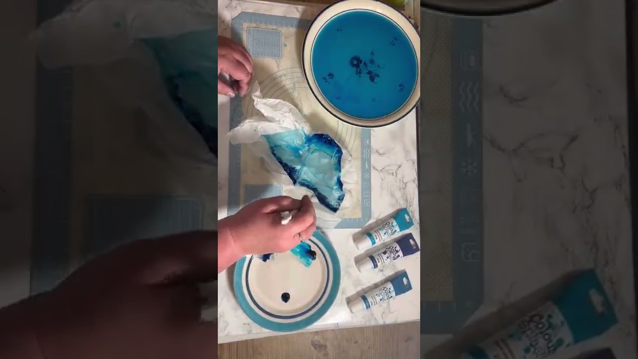 Rice Paper Ice Shards for a Frozen Cake! 