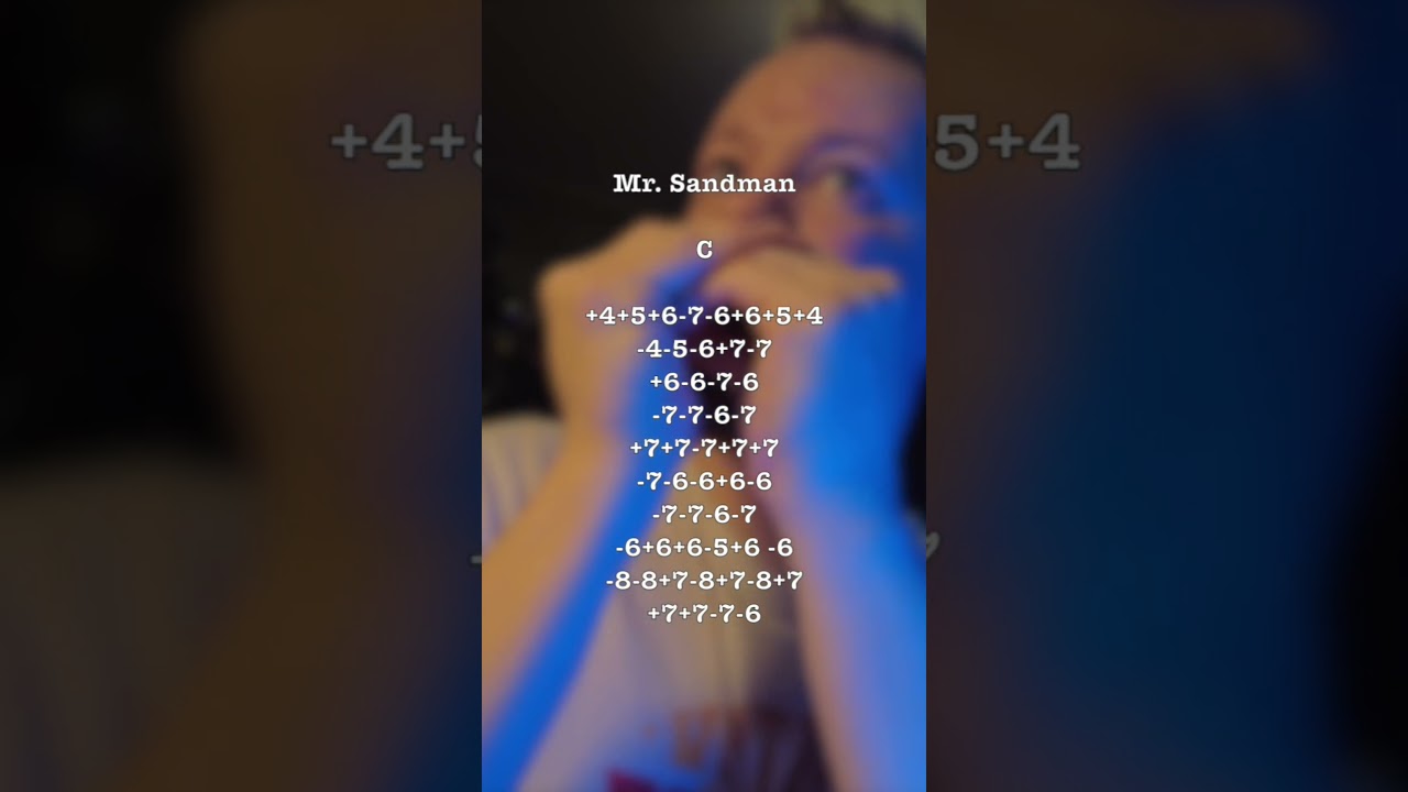 Mr. Sandman #music #tabs #гармоника #губнаягармошка #табы #harmonica