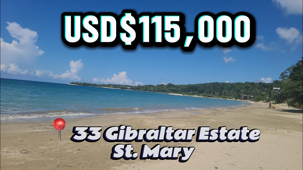 Ocean view land for sale in Gibraltar Estate, St. Mary, Jamaica for USD$115k