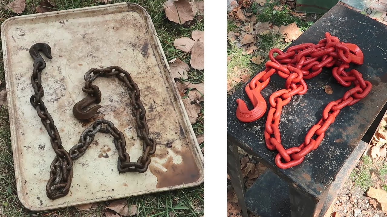 Old Diamond Duluth Chain Cleaning / Rust Removal / Restoration