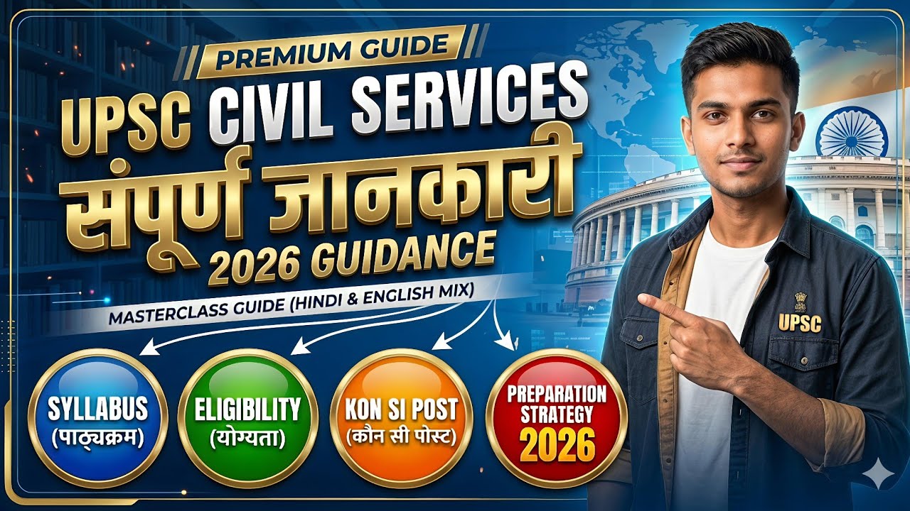 🚨UPSC 2026 Complete Guide | Eligibility, Posts, Syllabus & Preparation Strategy🔥