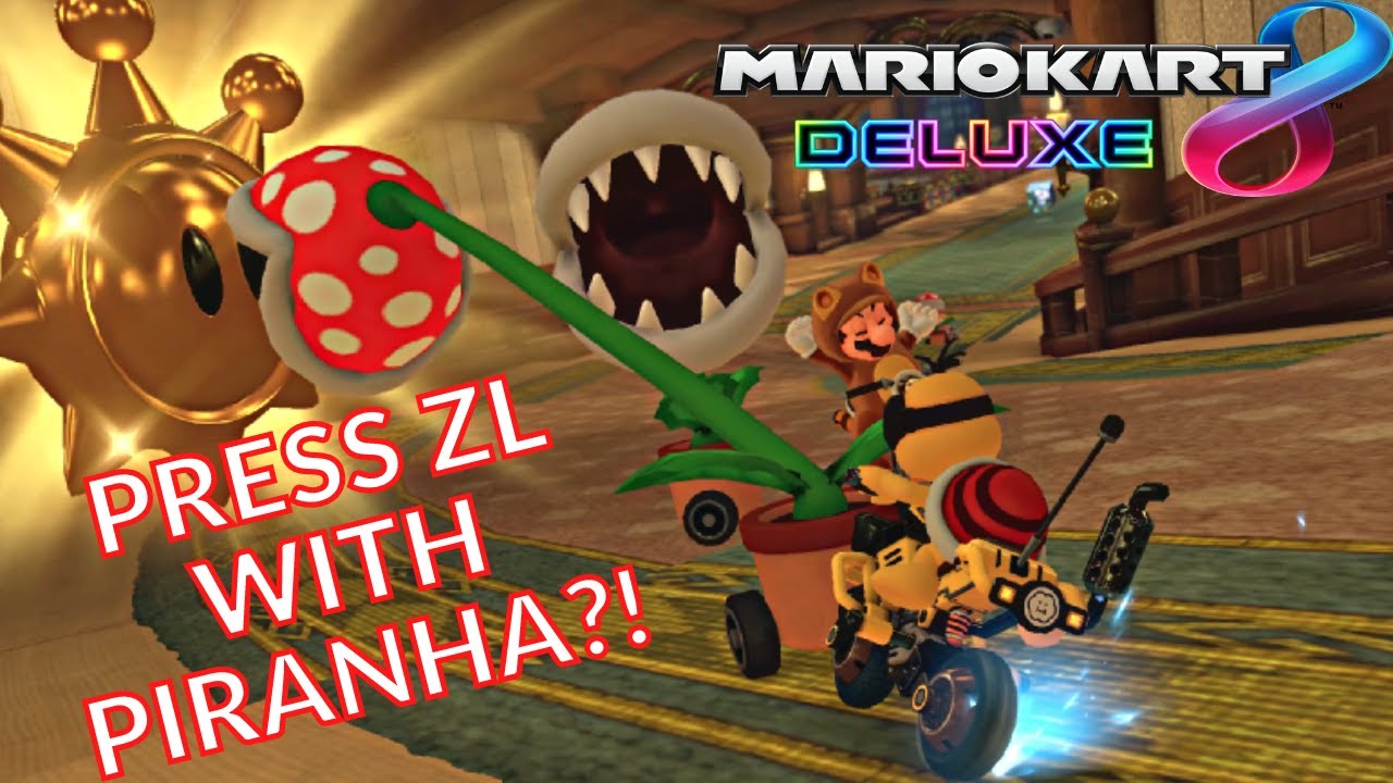THE PIRANHA CAN DO THIS!?! (Mario Kart 8 Shine Thief)
