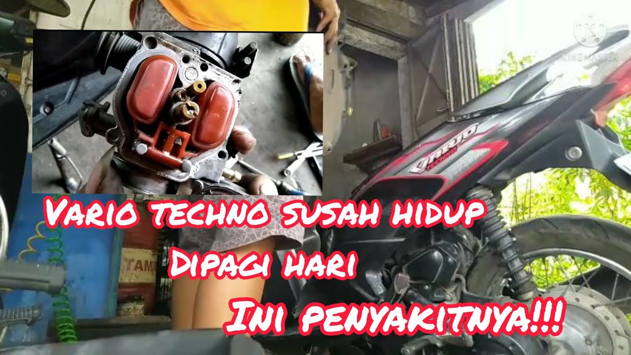 Vario karbu ,techno,old susah hidup di pagi hari.