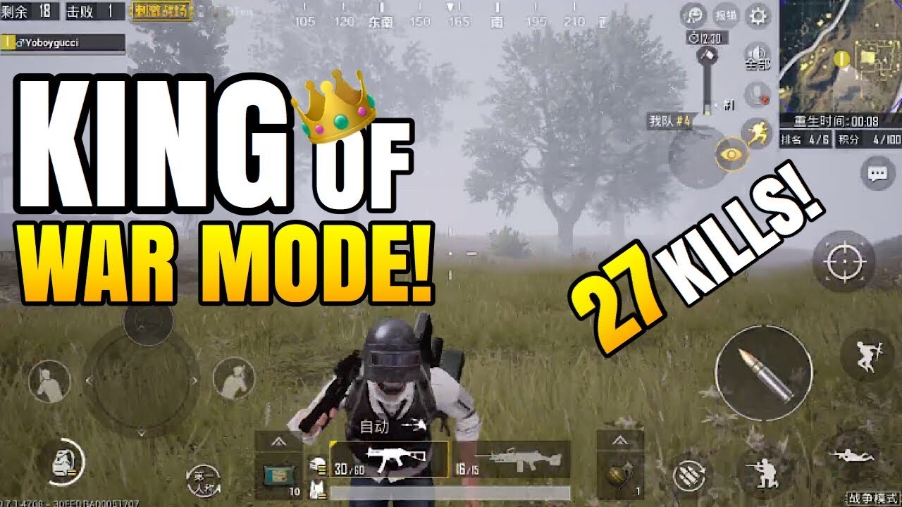 WAR MODE KING! | 27 Kills Solo VS Squad | PUBG Mobile