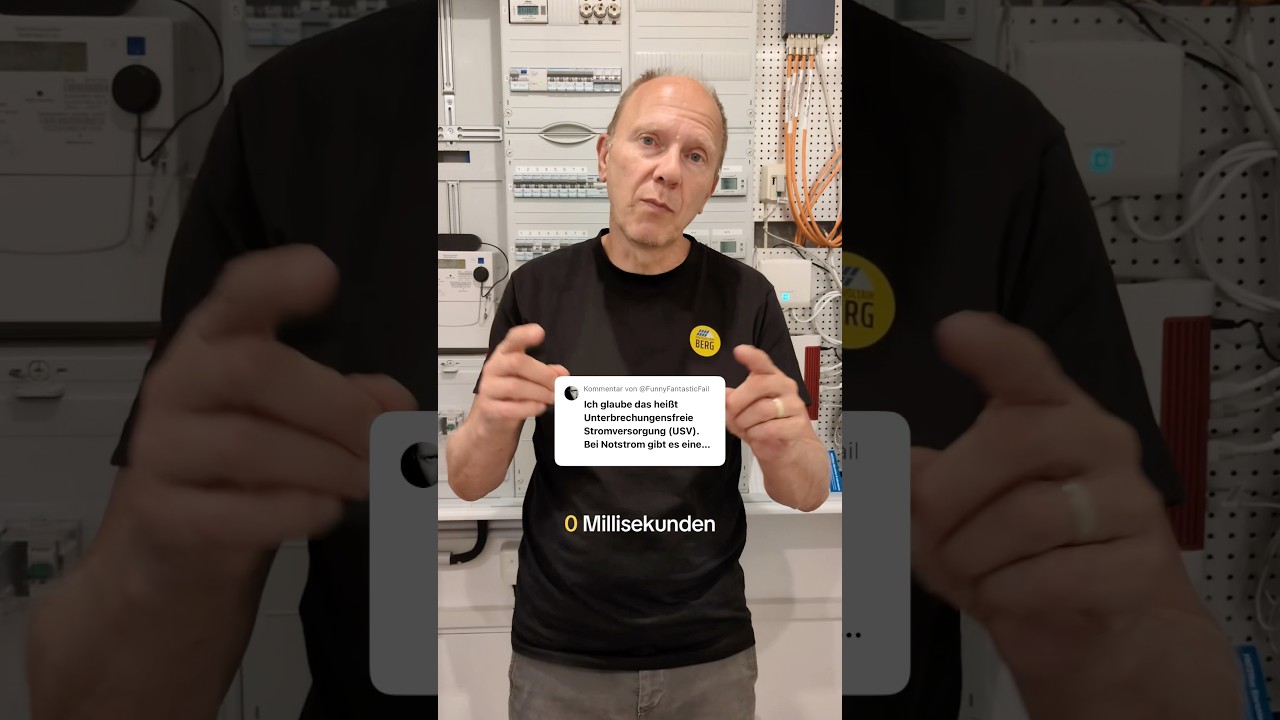 Unterbrechungsfreie Notstromversorgung - darum schafft #Sigenergy 0,0 ms Umschaltzeit auf #Notstrom.