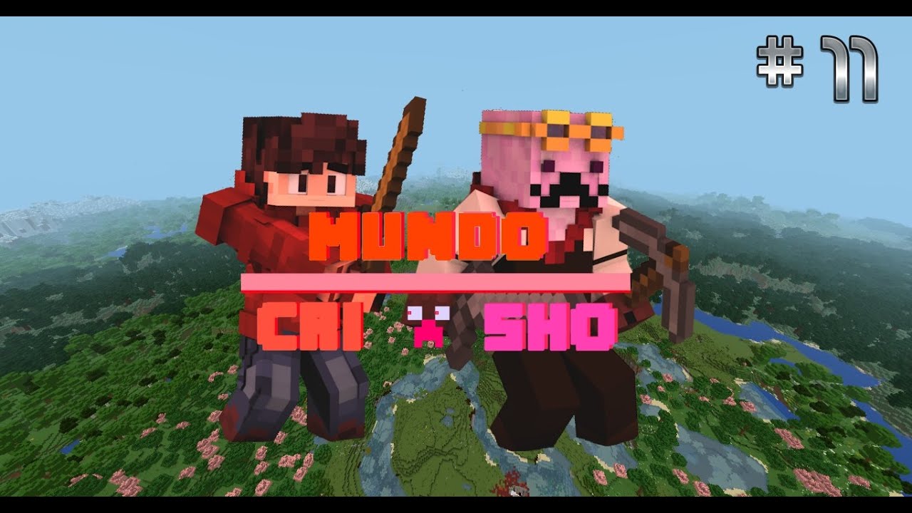 construyendo la granja y exploracion | Mundo Crisho # 11 (Crismober y Dufensho)