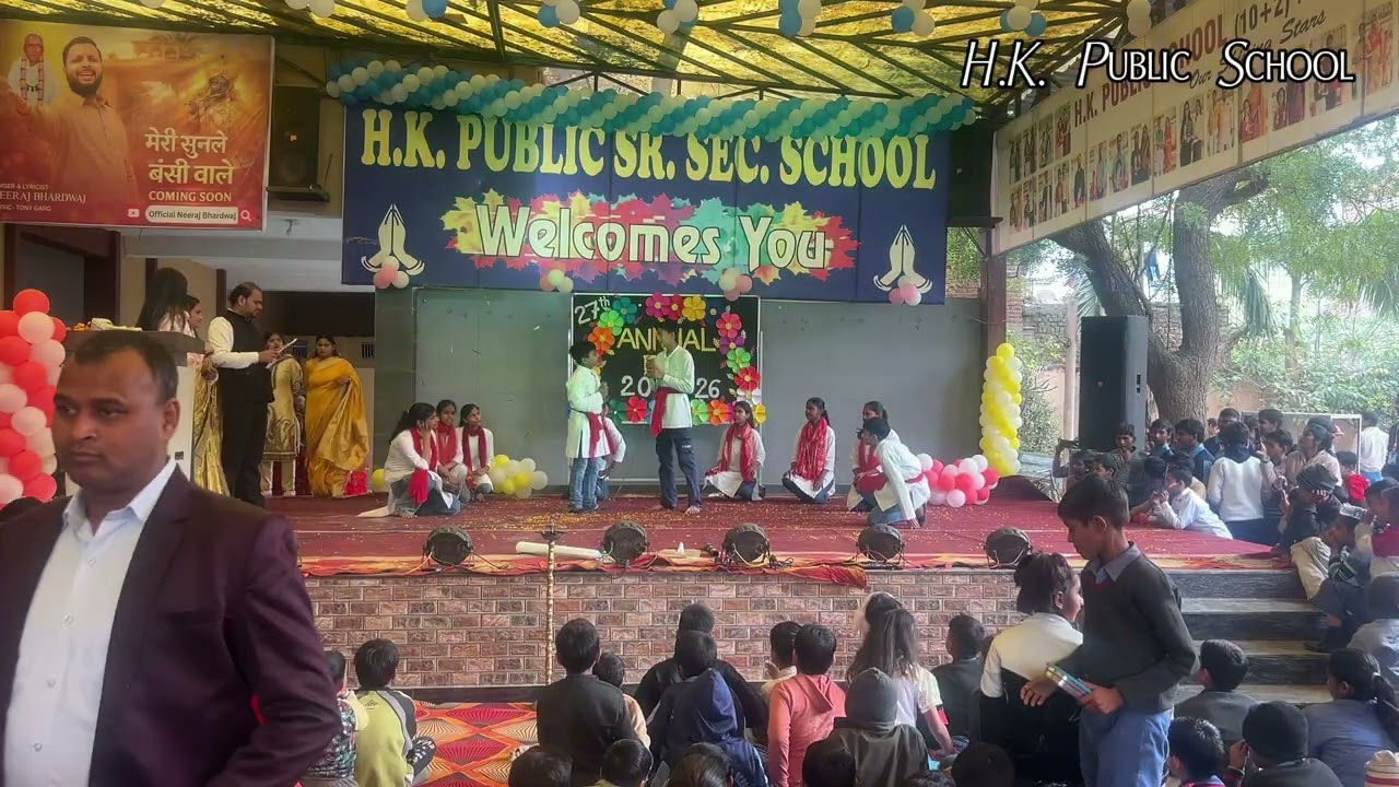 Bhojan ki barbadi | Annual Function vibes at H.K. Public School