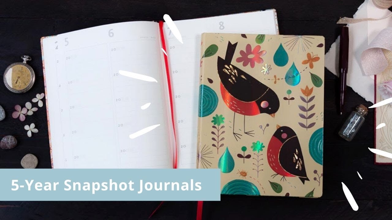 Introducing Paperblanks 5-Year Snapshot Journals
