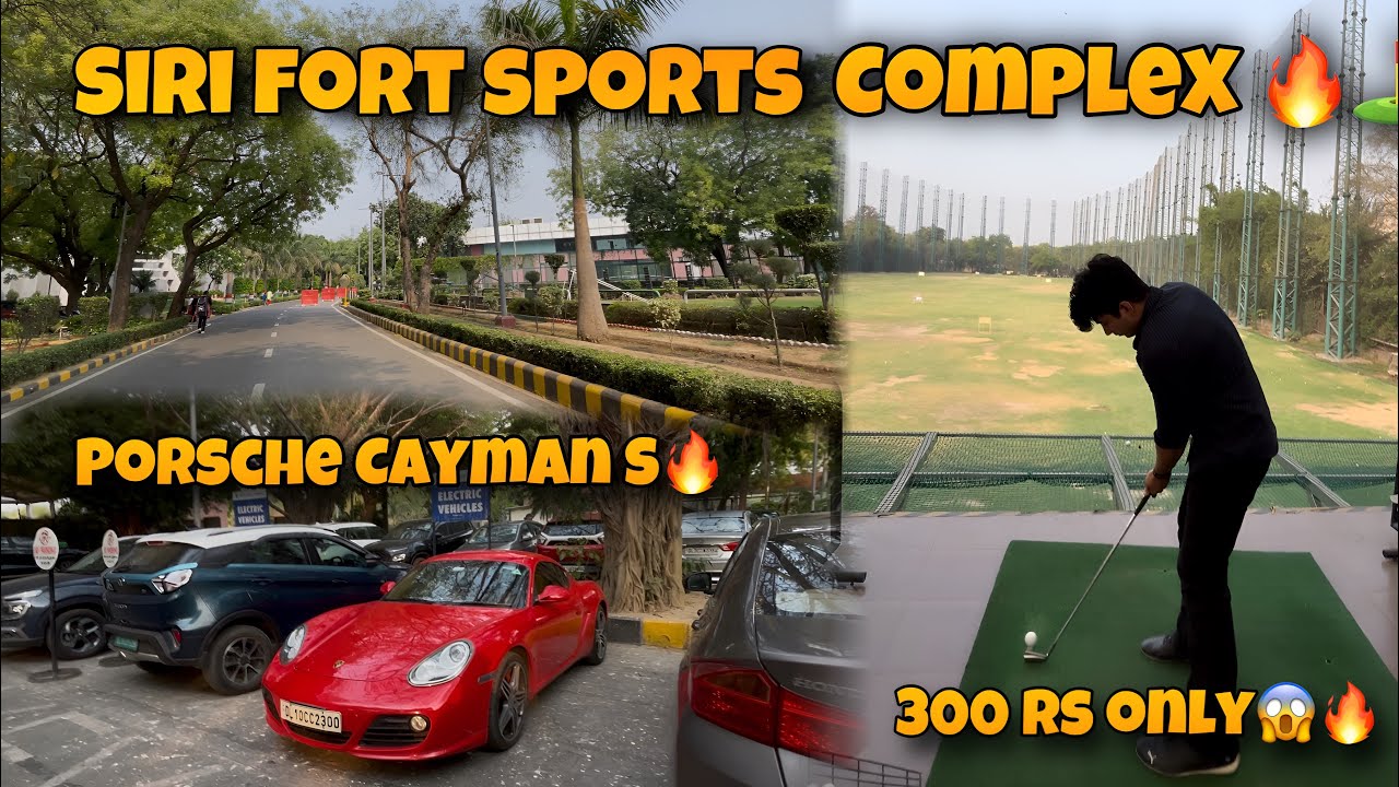 CHEAPEST PLACE TO PLAY GOLF IN DELHI🔥😍SIRI FORT SPORTS COMPLEX~HAUS KHAS ~ GudduPandit