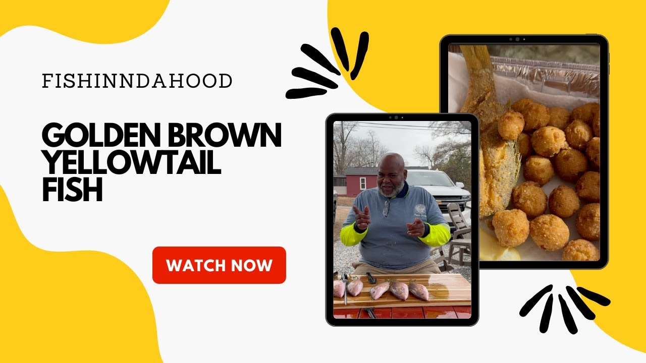 I FRIED YELLOWTAIL FISH WITH MR  JAMES #fypyoutube #foodie #fish #explorepage #yellowtail